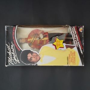 Michael Jackson doll on box